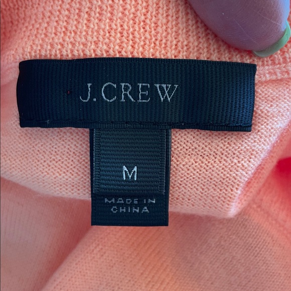 J. Crew Orange Dream Merino Wool Tippi Sweater Size M - Picture 9 of 11